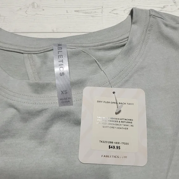 Fabletics Dry-Flex Open Back Tank - Picture 5 of 9